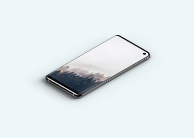 Samsung Galaxy S10 - vista superior derecha