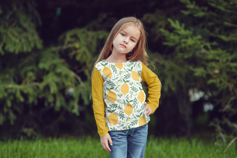 Niña en el parque