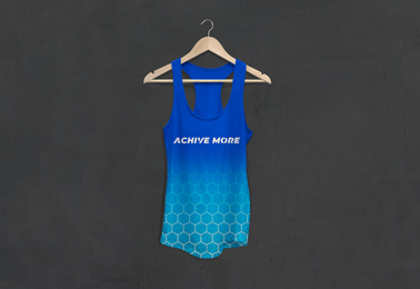 Racerback Training-Tanktop Vorderansicht