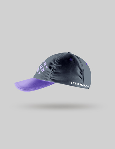 Vista Lateral de Gorra Deportiva