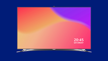 Smart TV no Suporte Vista Frontal