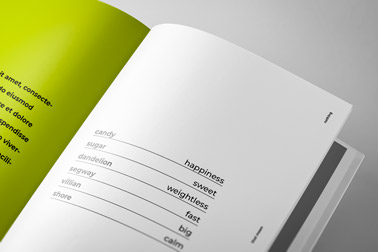 Vergrößertes aufgeschlagenes Buch rechter Teil oben