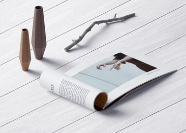 A Magazine Page With Home Decor