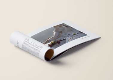 A Folding Page of a Magazine