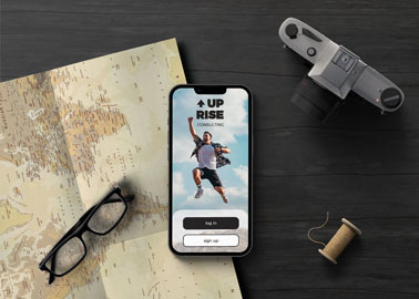 iPhone com Câmera, Mapa e Óculos