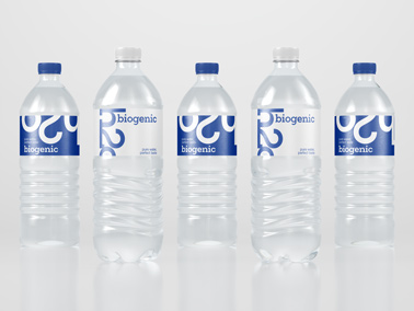 Collection de bouteilles en plastique