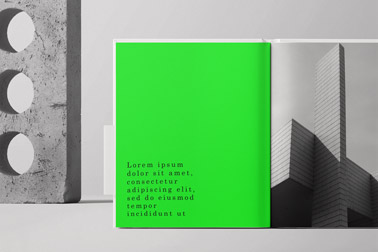 Открытая книга на нейтральном фоне