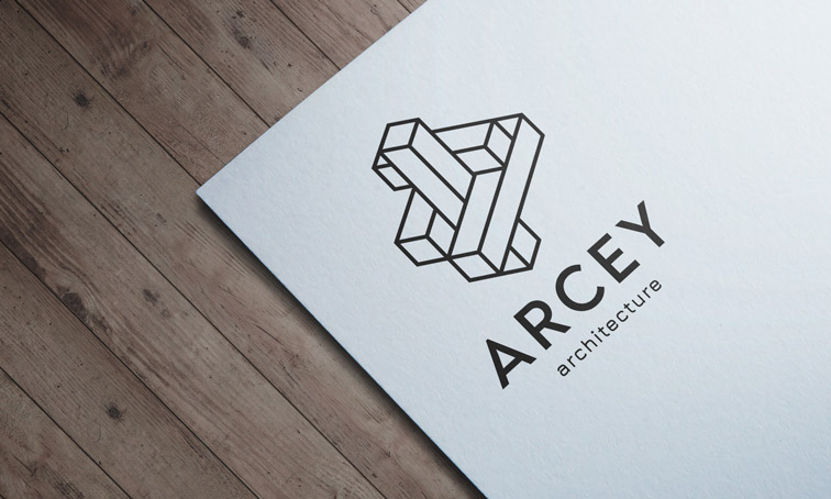 Logo sobre papel - parte superior izquierda