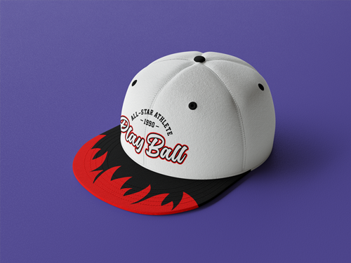 Baseball Cap High Angle View