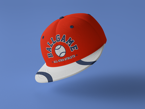Baseball Cap Tilted View