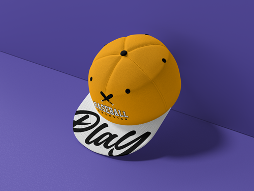 Baseball Cap Leaned on a Wall