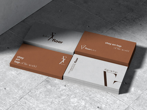 Pilhas de Cartões de Visita Posicionadas Juntas