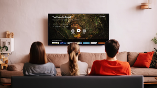 Menschen, die fernsehen