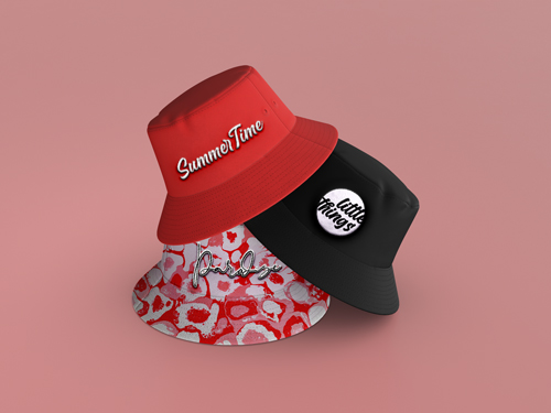 Gorros colocados uno encima de otro