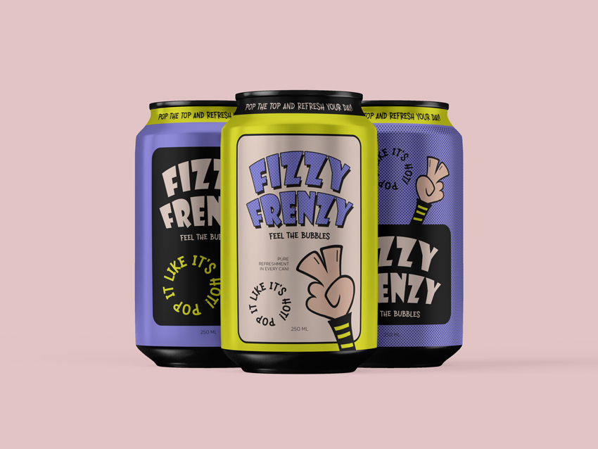 Разнообразие Мокапов Банок Газировки | Renderforest