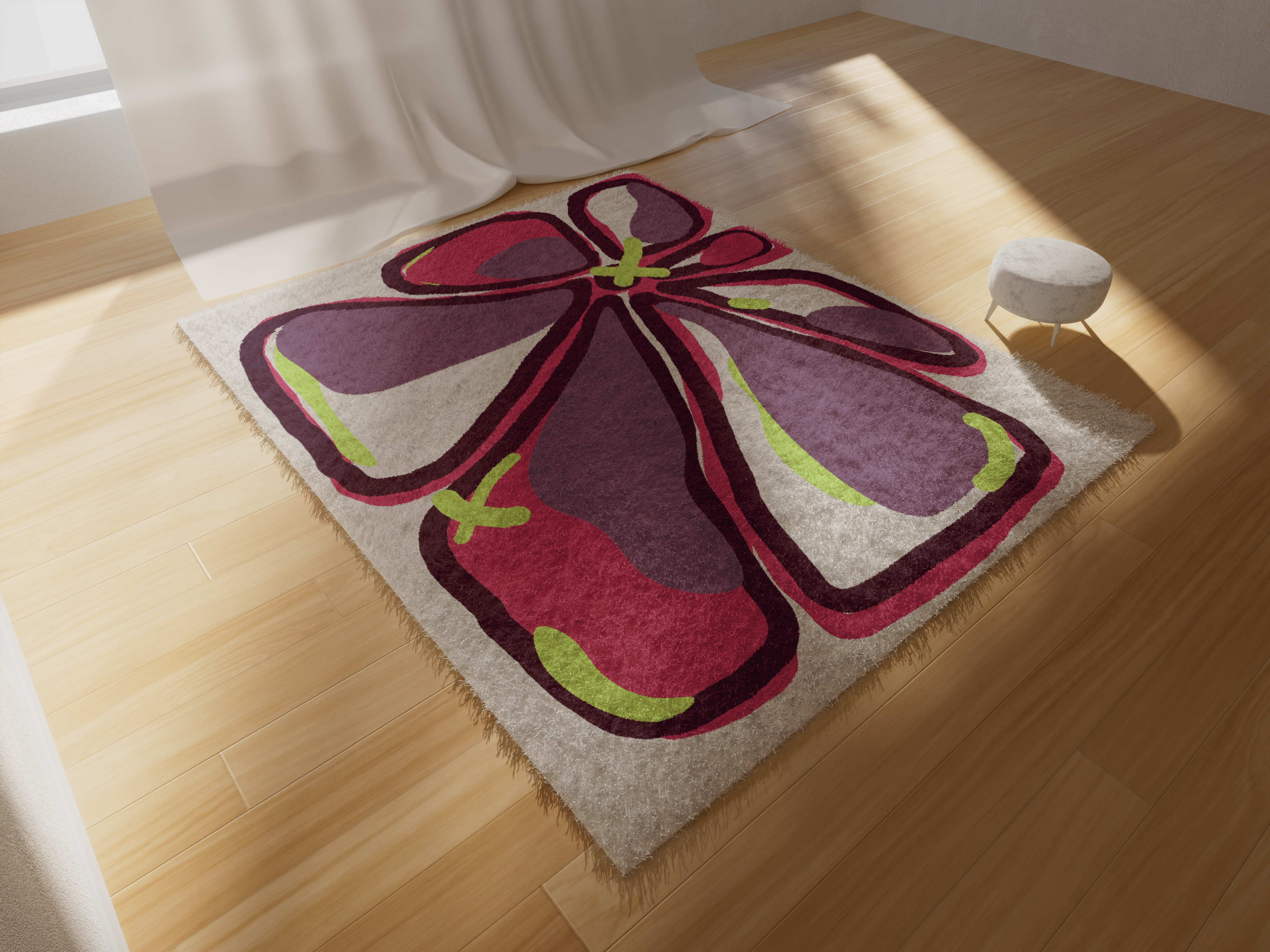 Ковер в современной квартире