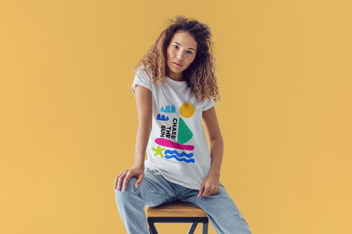 Woman Wearing a Trendy Outfit