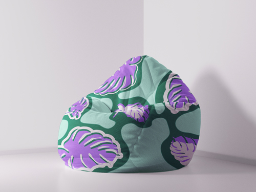 Chaise souple dans un coin de la pièce