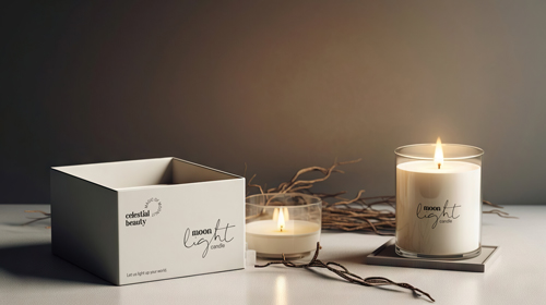 Elegant Candle Box Setup