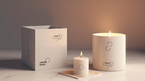 Two Candles Lighting Up a Room