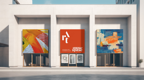 Художественные баннеры в стиле модерн