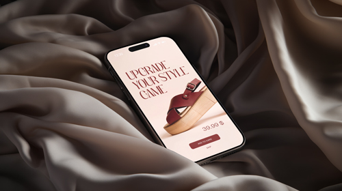 Имитация дисплея смартфона
