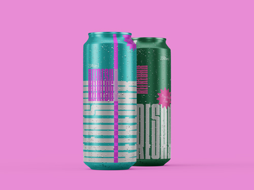 Zwei Getränkedosen nebeneinander