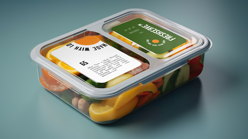 Food Container Angle View
