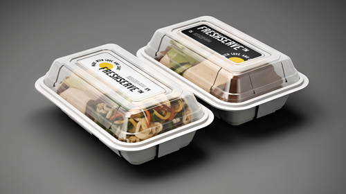 Plastic Containers Angle View