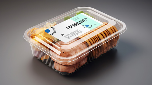 Plastic Container Left Angle View