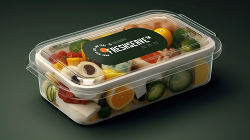 Plastic Packaging Angle View