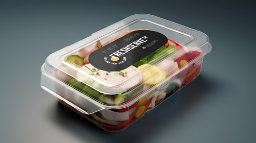 Food Packaging Right Angle View