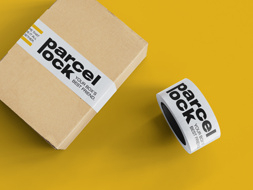 Tape e uma Caixa Vista Superior