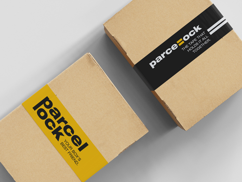 Caixas de Papelão Vista em Ângulo Elevado