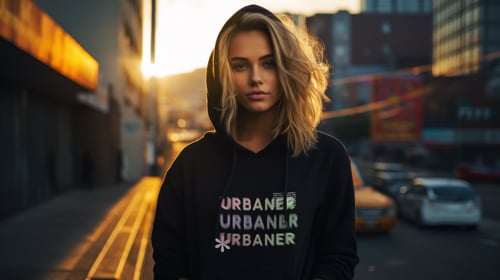 Woman Posing in Athletic Wear