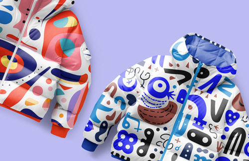 Puffer Jackets Closeup View