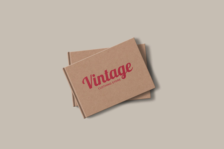 ハードカバーのノート