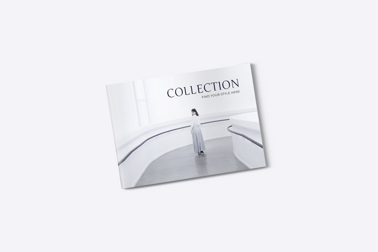 白い背景の上のパンフレット