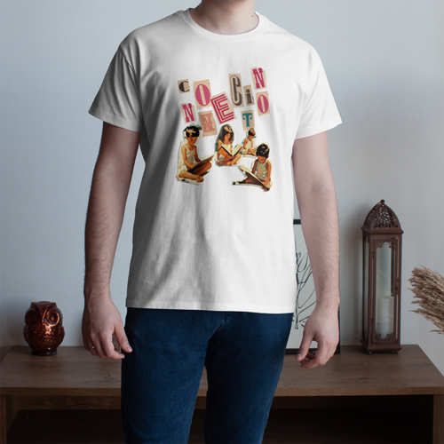ジーンズにTシャツを着た男性