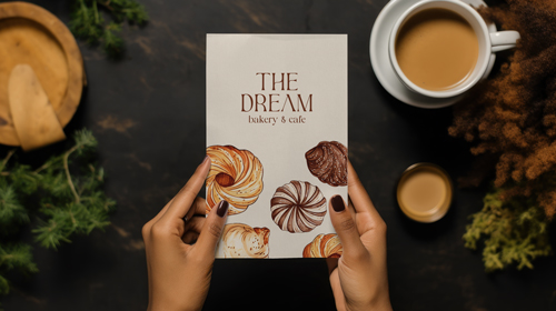 Menu Vertical Vista em Ângulo Elevado