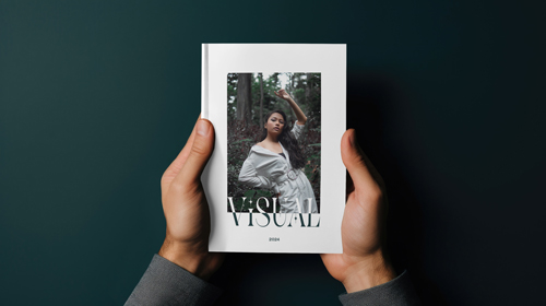 Обложка журнала, вид сверху