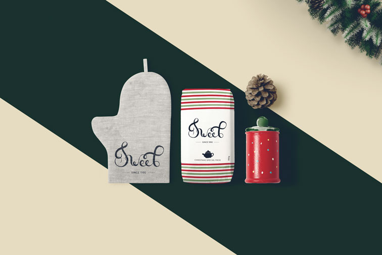 Conjunto de suprimentos de Natal