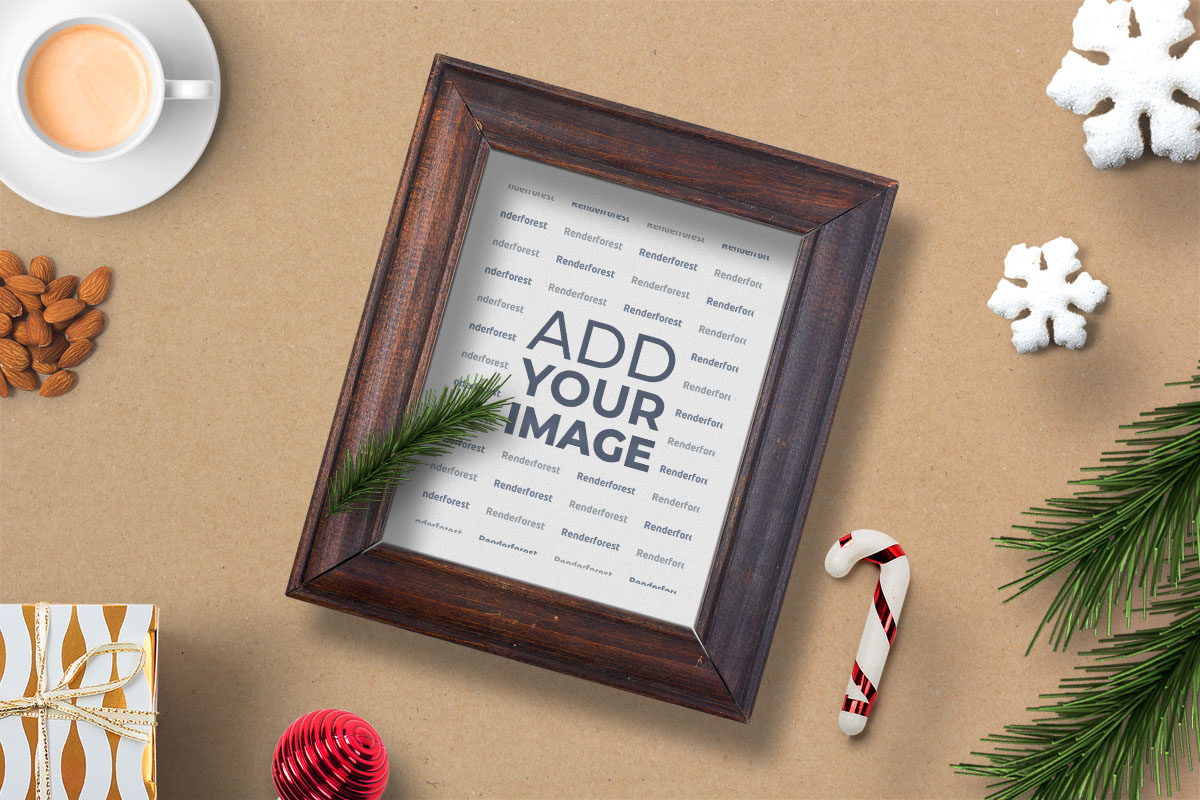 クリスマスに必要なモックアップのパック Renderforest