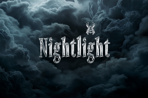 Siyah Bulutlar İçinde Logo Tutucu