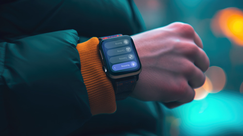 Smart Watch on a Wrist