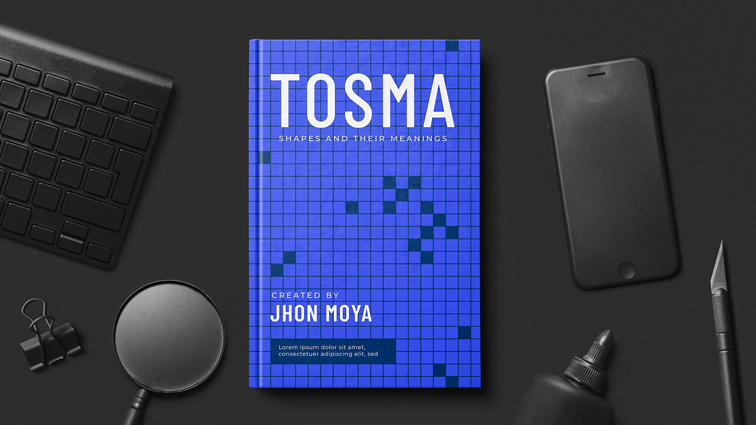 Siyah Zemin Üzerinde Karton Kapaklı Kitap