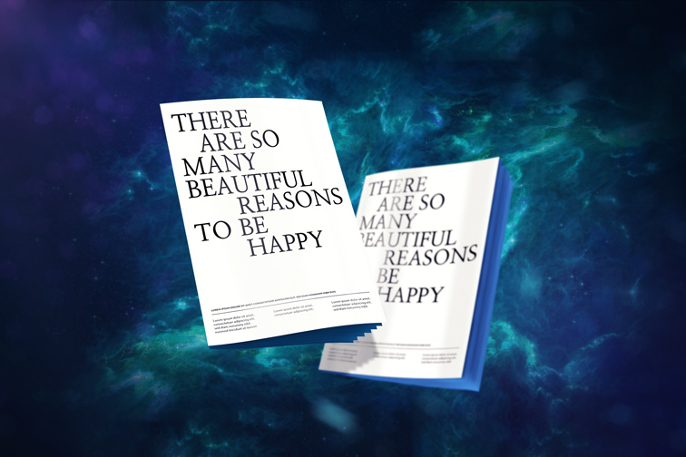 Booklets on a Cosmic Background