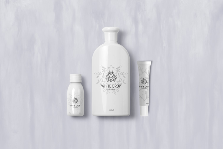 Косметические Флаконы с Тюбиком Крема