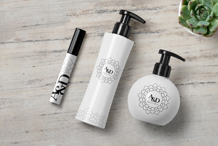 Тушь для Ресниц с Флаконами Лосьона