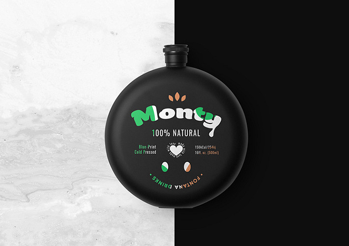 Набор макетов для брендированных бутылок